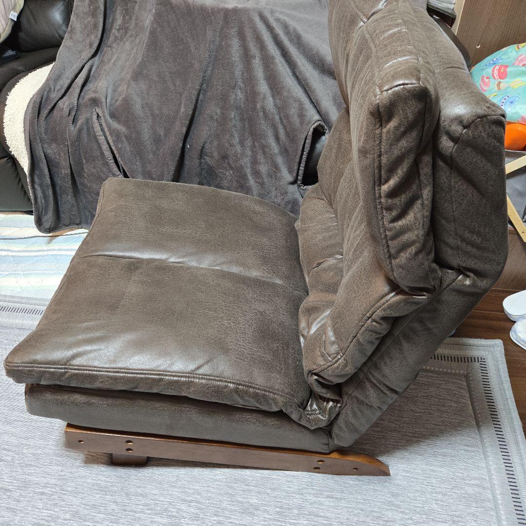 リクライナーソファー　KJ-1 1人掛けソファ ブラウン　ニトリ　値下げ中