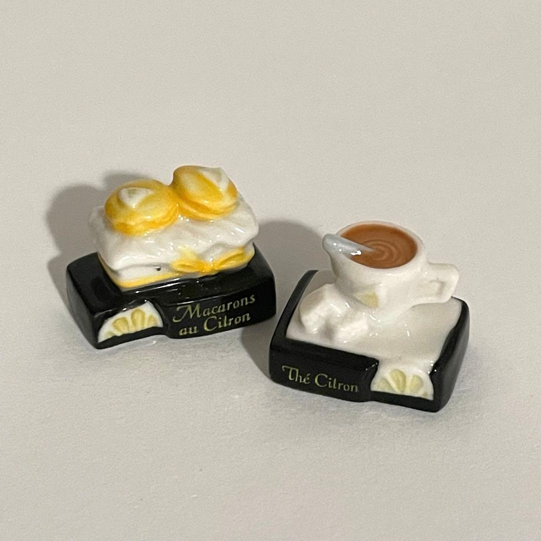 レモンのデザート　フェーブ　フェーヴ　フランス　陶器　ミニチュア　置物
