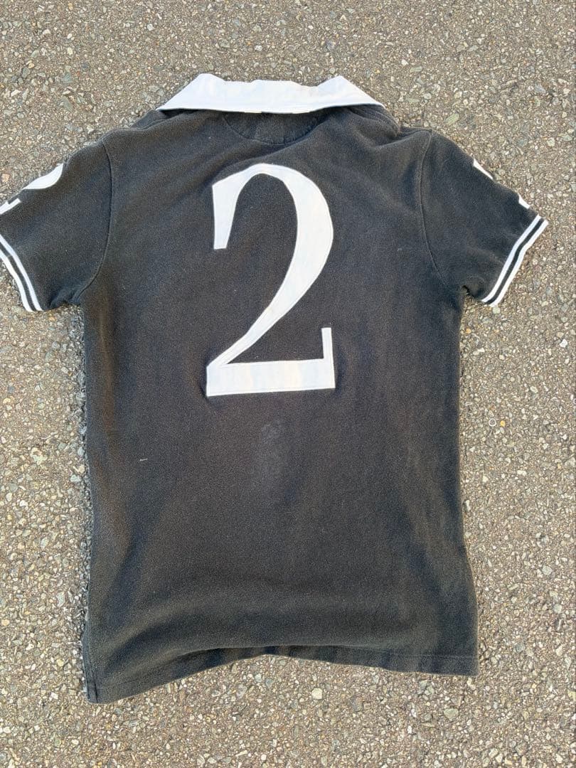 【レア】Polo by Ralph Laurenブラックポロシャツ ビックポニー