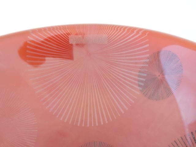 保管品 強化ガラス製 手洗い ボウル φ360×130mm 手洗い器
