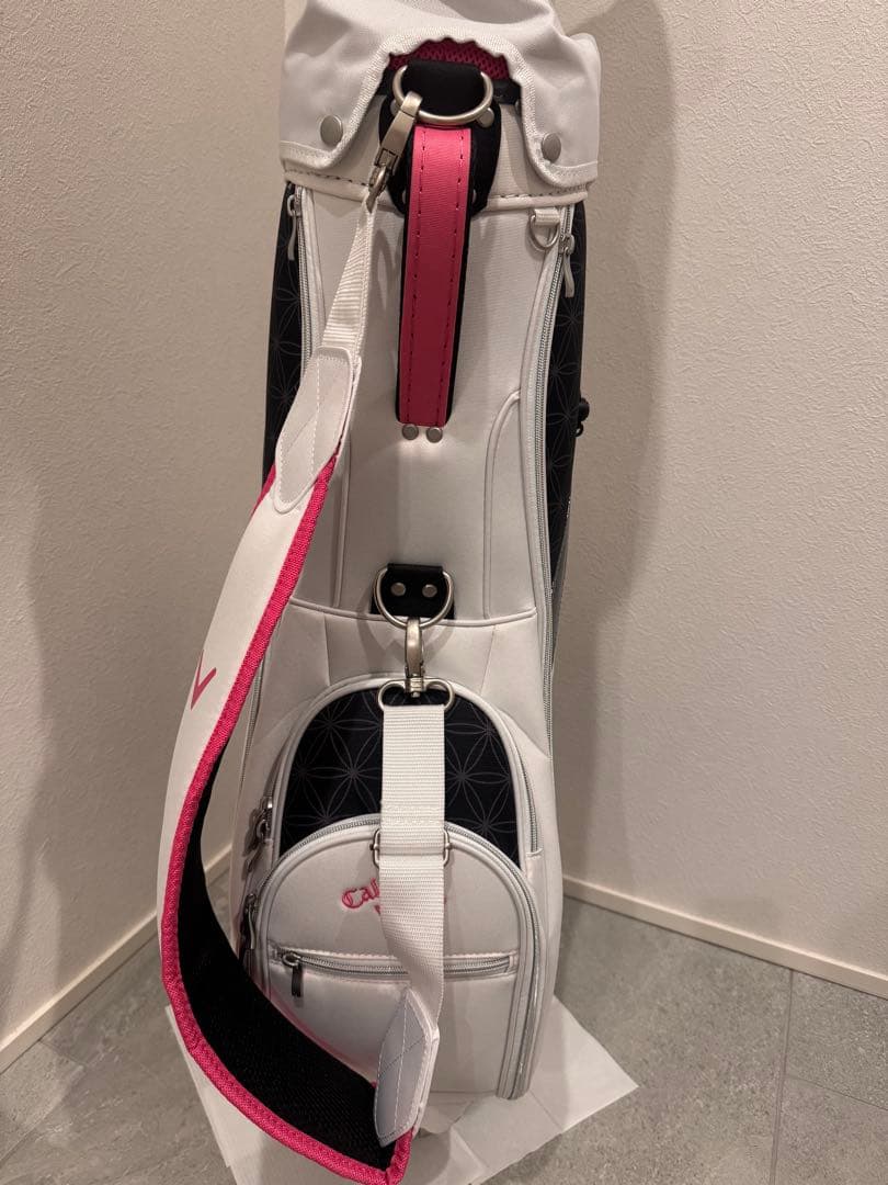 Callaway Solaire ゴルフバッグ ホワイト/ピンク