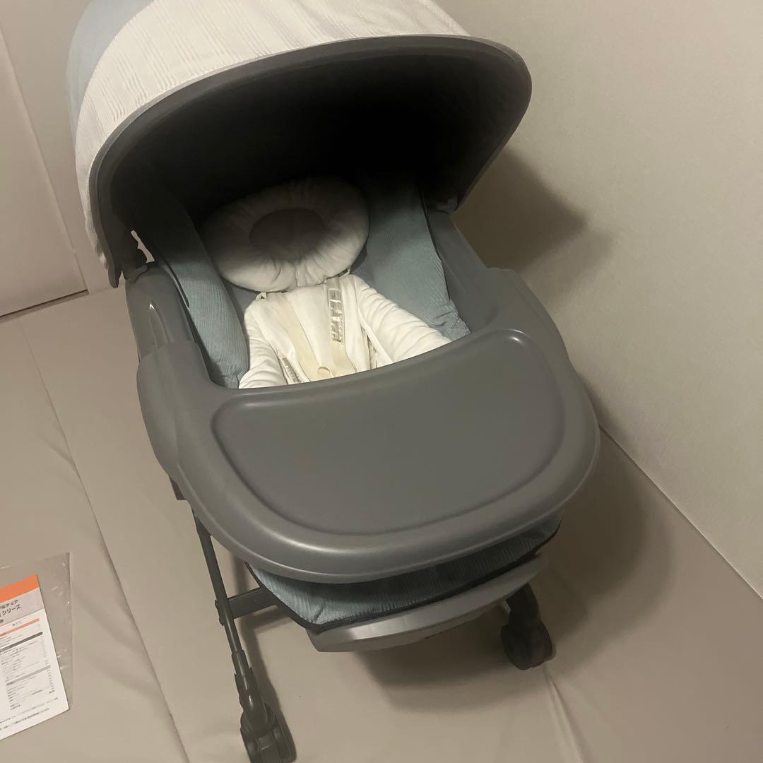 【週末値下】Combi ネムリラBEDi Long auto ミンティブルー