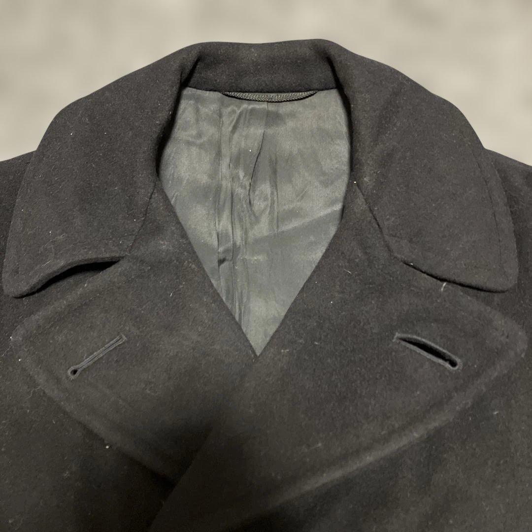 70年代 ウールピーコート USネイビー 米海軍 メンズS