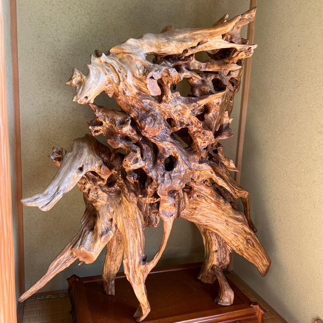 レア 貴重 骨董品 彫刻 アンティーク 家具 流木
