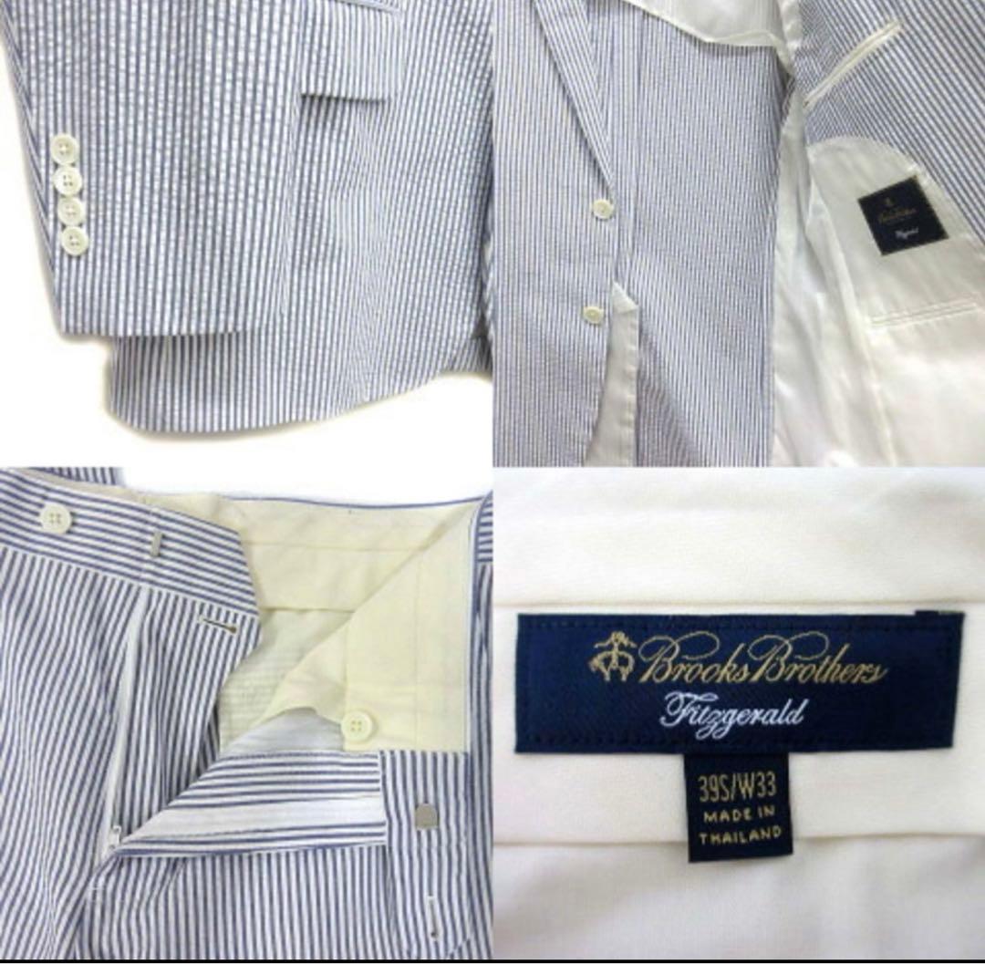 希少　ブルックスブラザーズ　シアサッカー　セットアップ