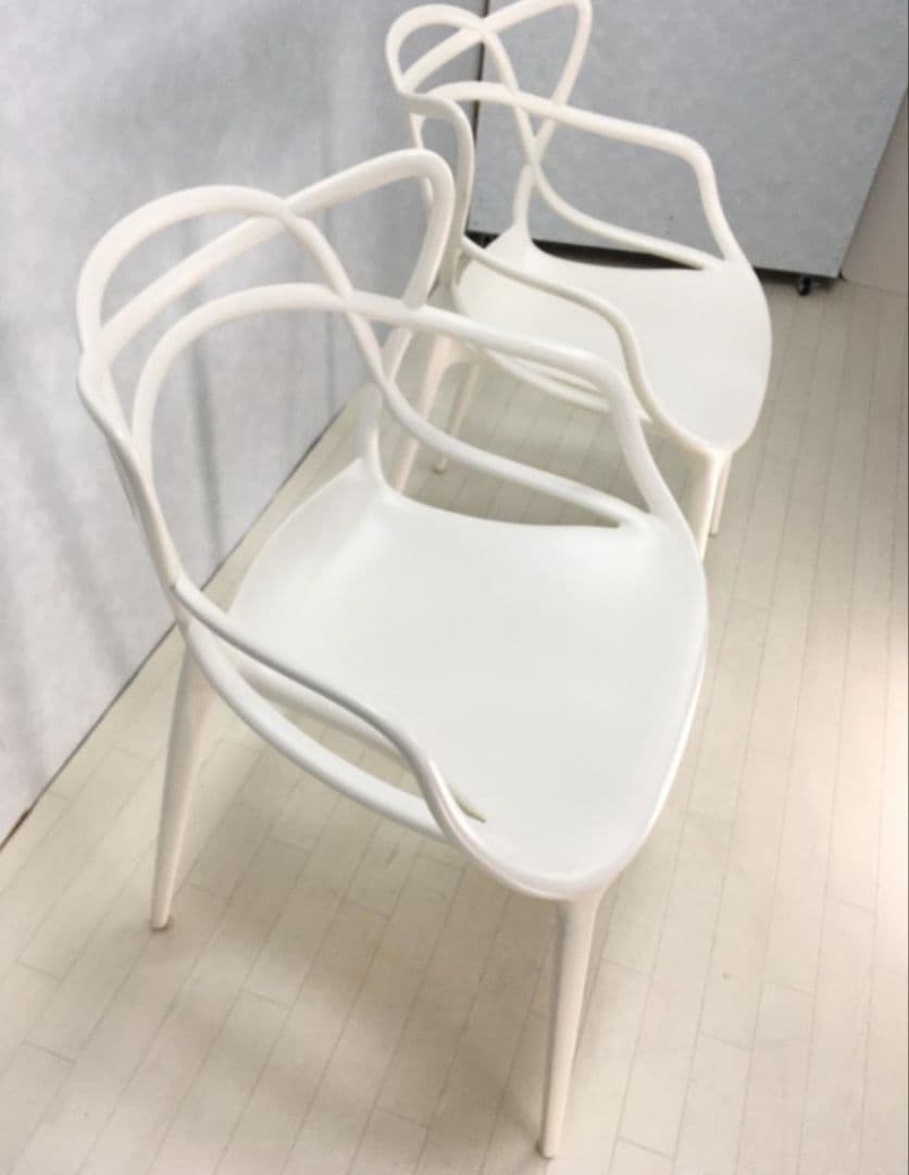 kartell マスターズチェア 2脚セット ホワイト