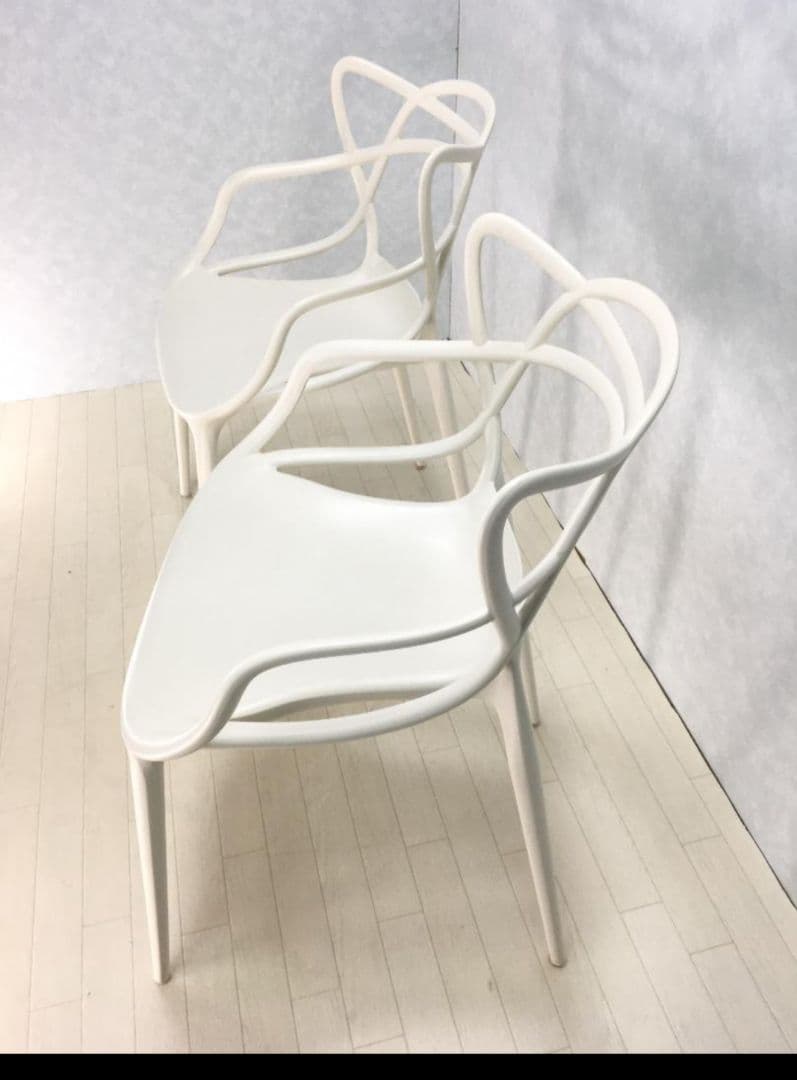 kartell マスターズチェア 2脚セット ホワイト