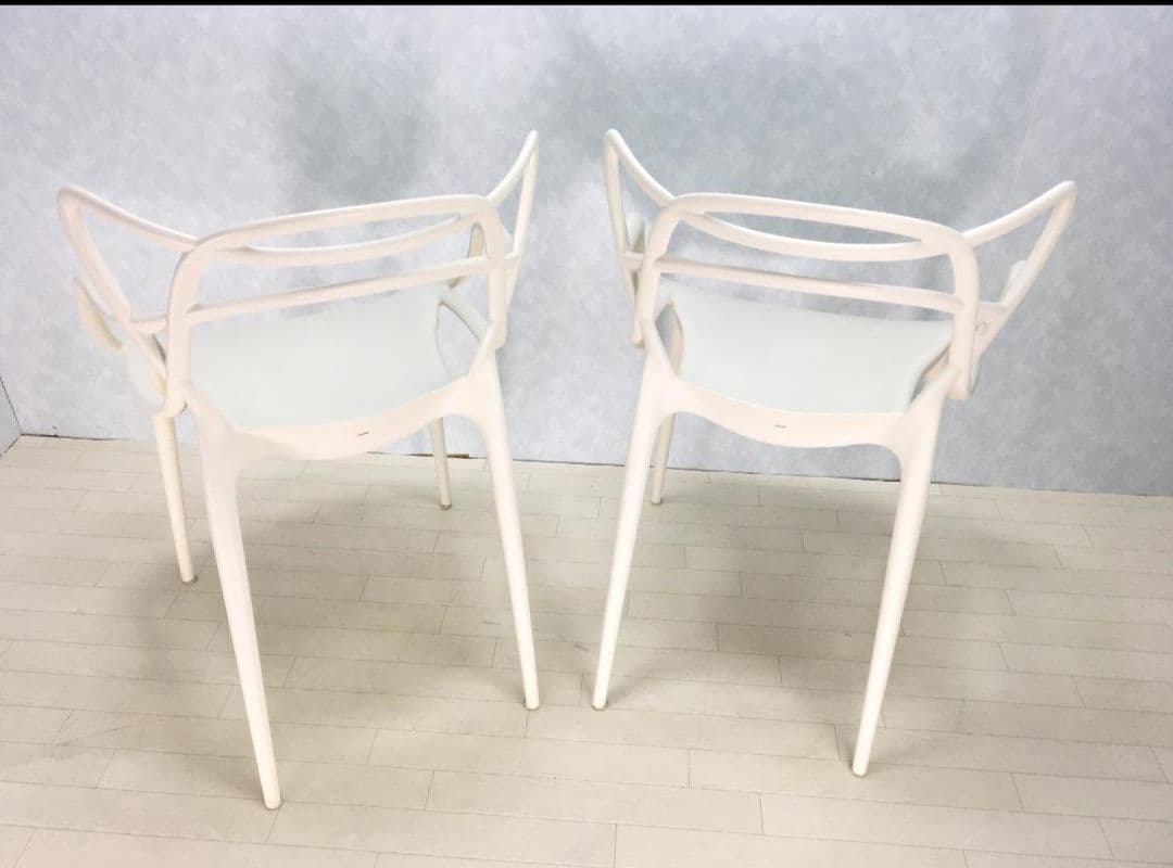 kartell マスターズチェア 2脚セット ホワイト