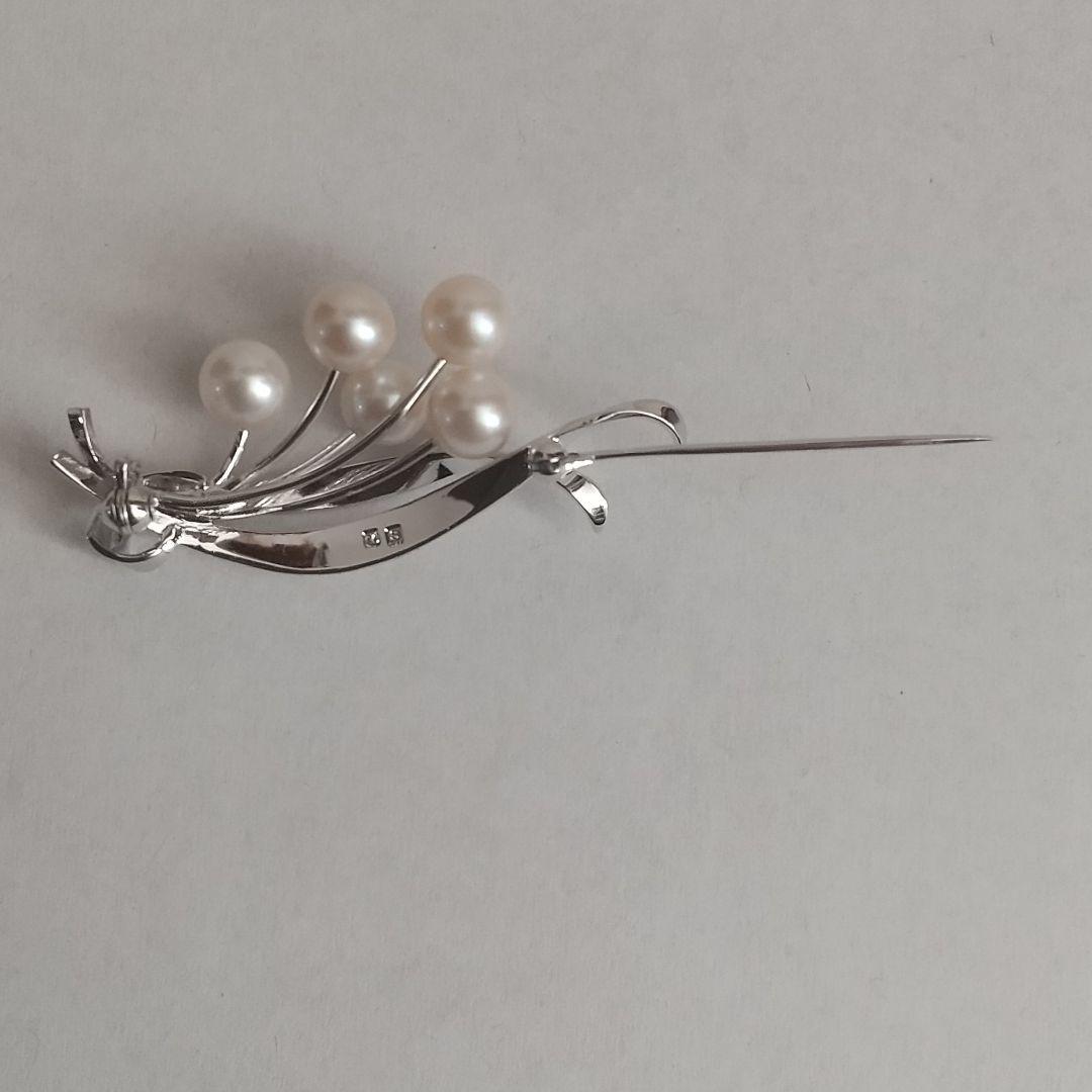 MIKIMOTO ブローチ 本真珠 花 ブーケ