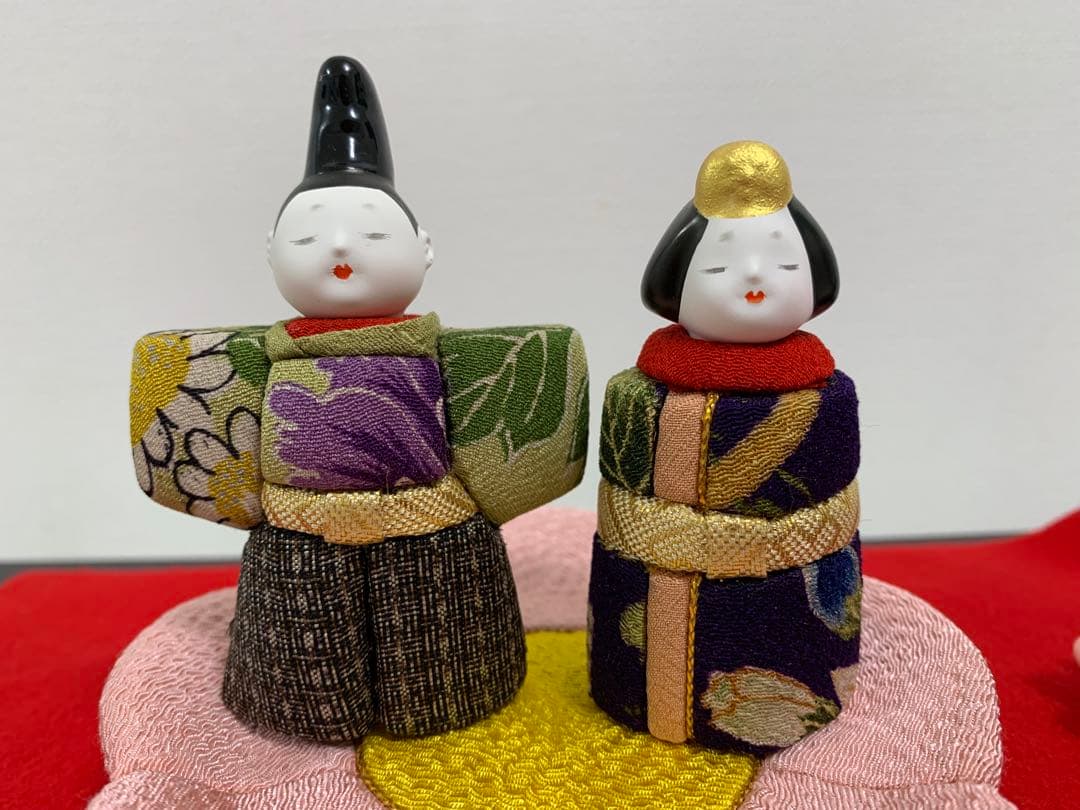 手のひらサイズの雛人形★木目込み人形★ひなまつり　ひな人形