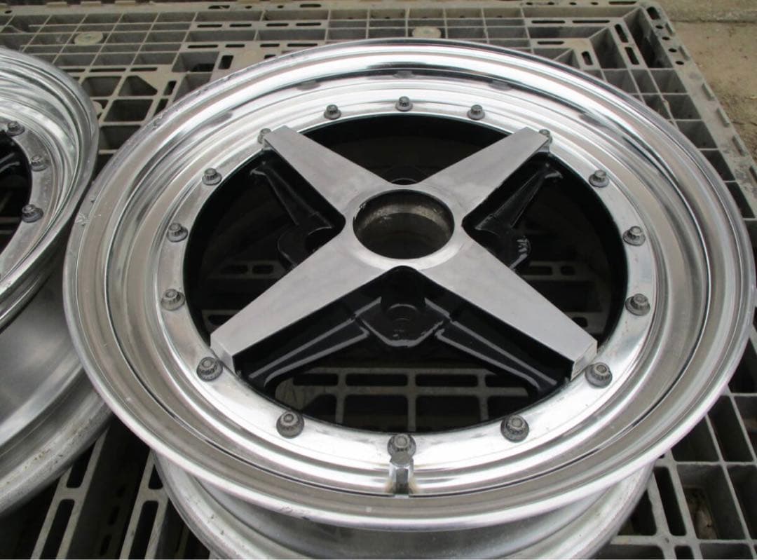 work Equipe 01 2本　pcd100 14インチ　エクイップ　加工品