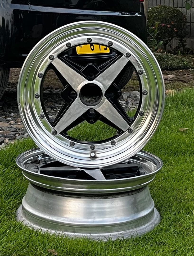 work Equipe 01 2本　pcd100 14インチ　エクイップ　加工品