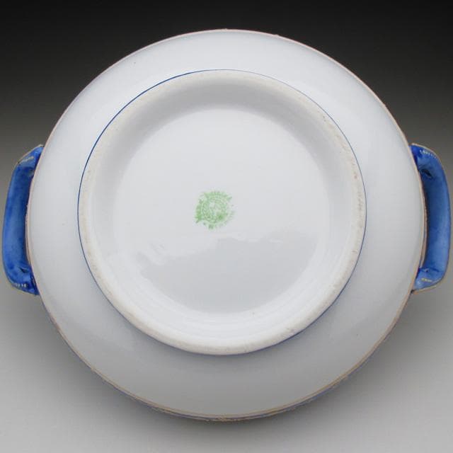 オールドノリタケ ウェッジウッド風 薔薇絵 ボウル 22cm