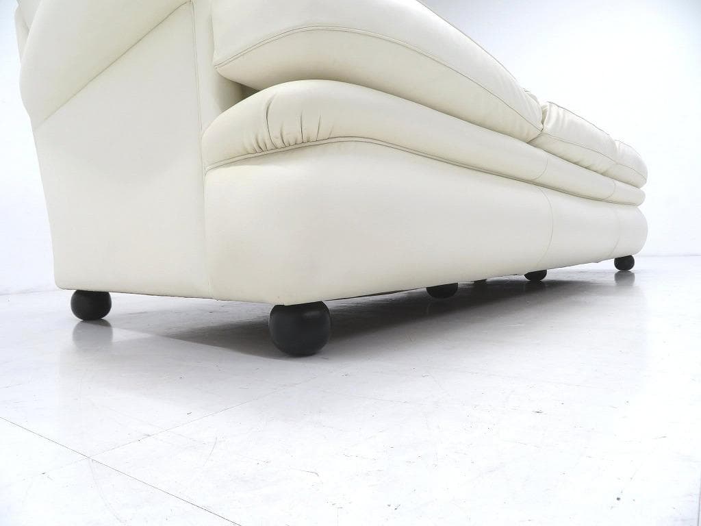 展示品　ポルトローナフラウ　総本革　レザー　ドリーム　3人掛けソファ　モダン