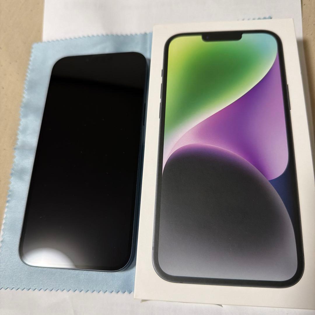 iPhone14Plus256GBブラックバッテリー100% SIMフリー美品