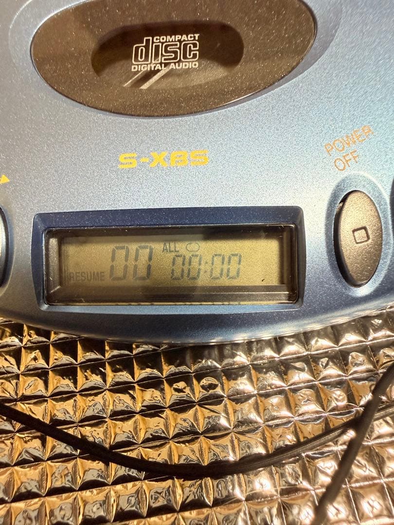 Panasonic ポータブルCDプレーヤー SL-S310-A ブルー（美品）