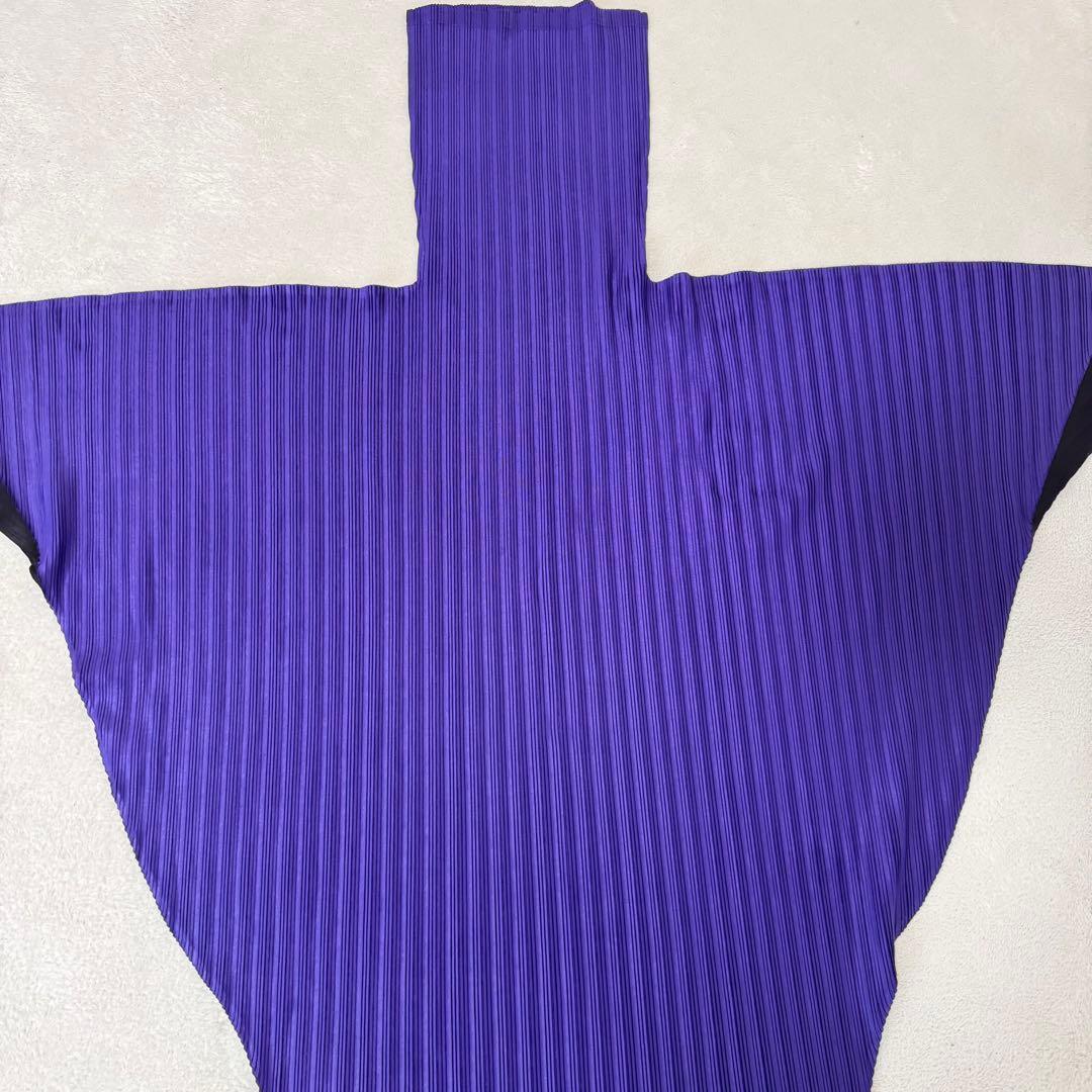 極美品✨PLEATS PLEASE 変形　グラデーション　長袖　ハイネック