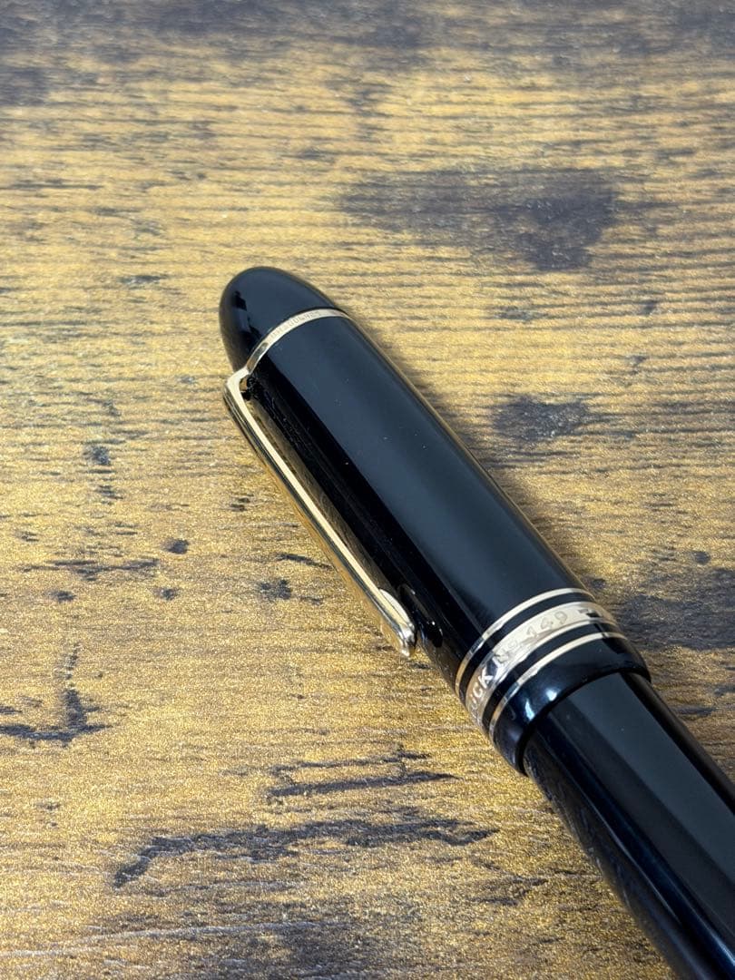 筆記確認&洗浄済　三帯　ヘミングウェイ芯 18K モンブラン　万年筆　中字