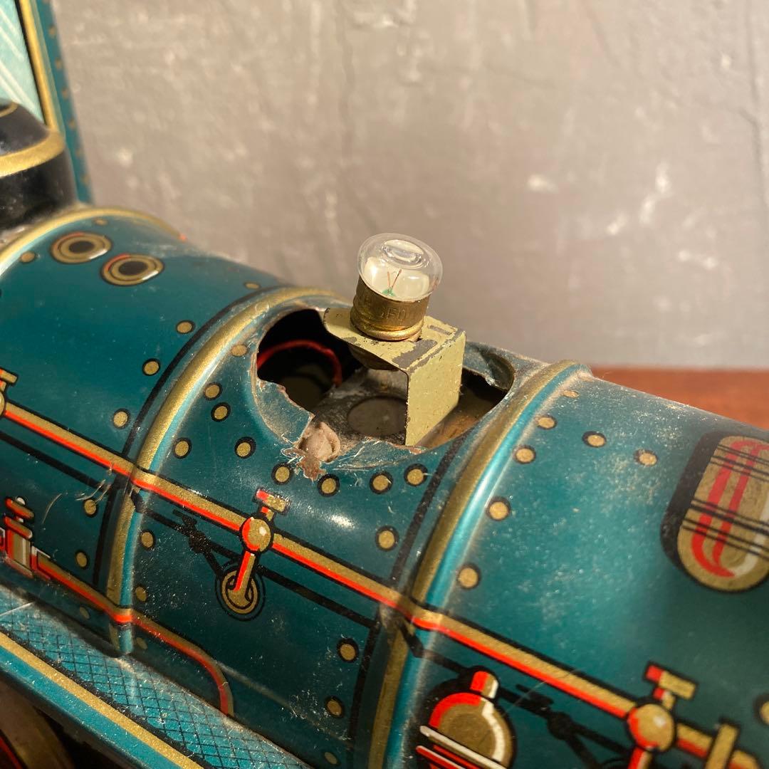 昭和レトロ 増田屋 ブリキ機関車 オブジェ ヴィンテージ レトロ玩具