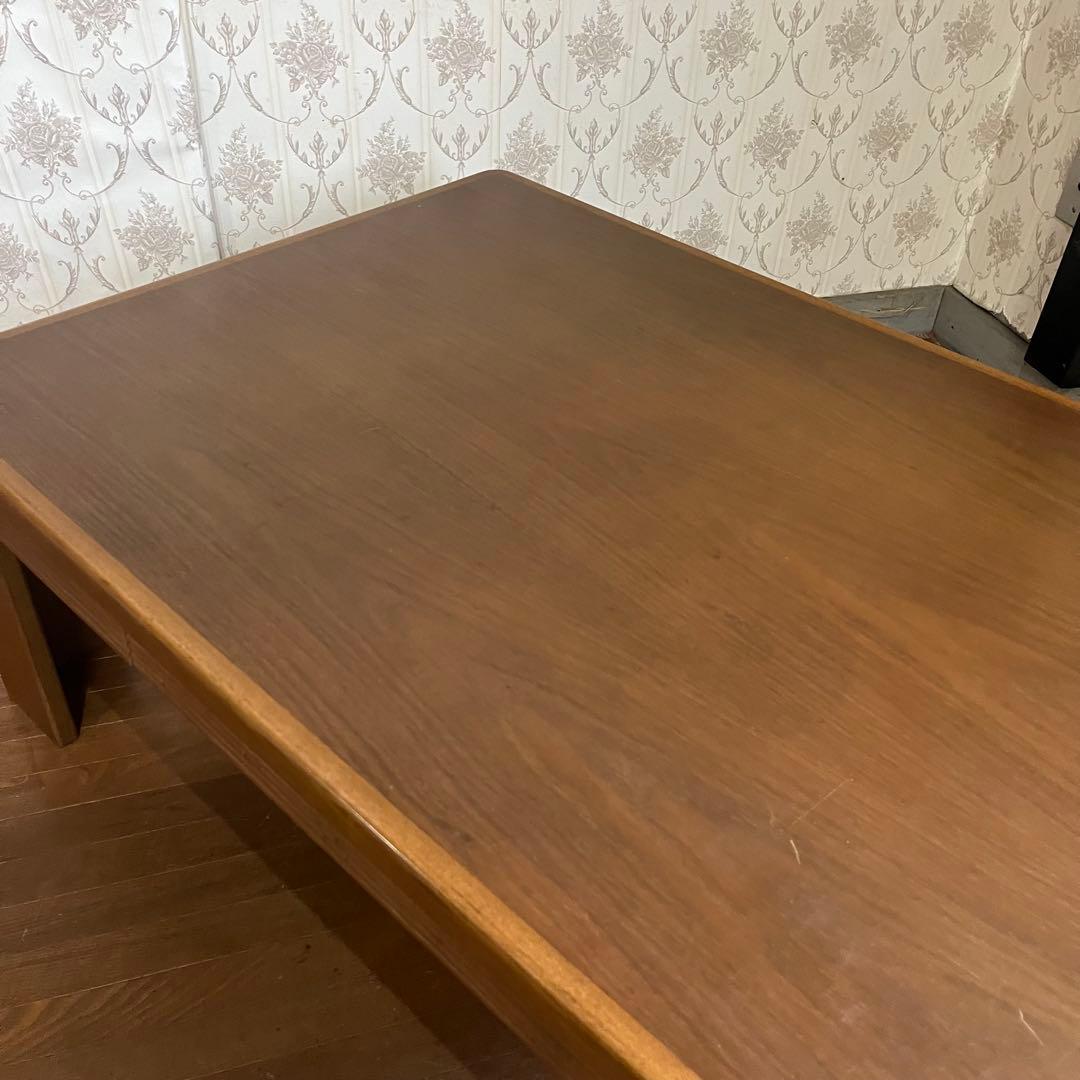 【アンティーク】木製 センターテーブル 座卓 ローテーブル 引出し ナチュラル