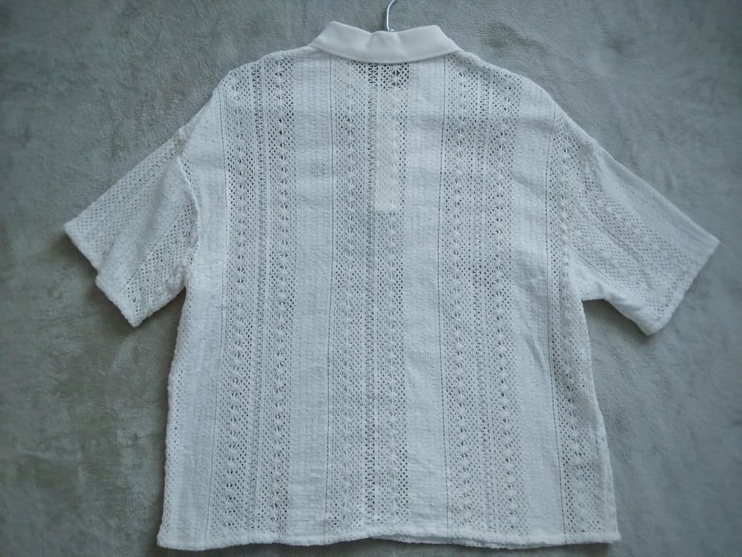 FRED PERRY 総柄レースポロシャツ