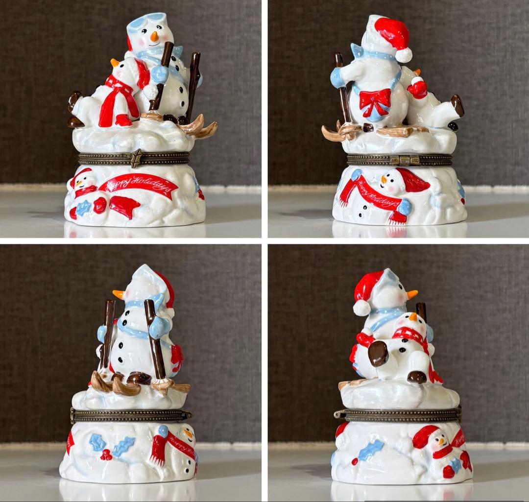 Villeroy & Bochビレロイ&ボッホ クリスマスヒンジボックス4点