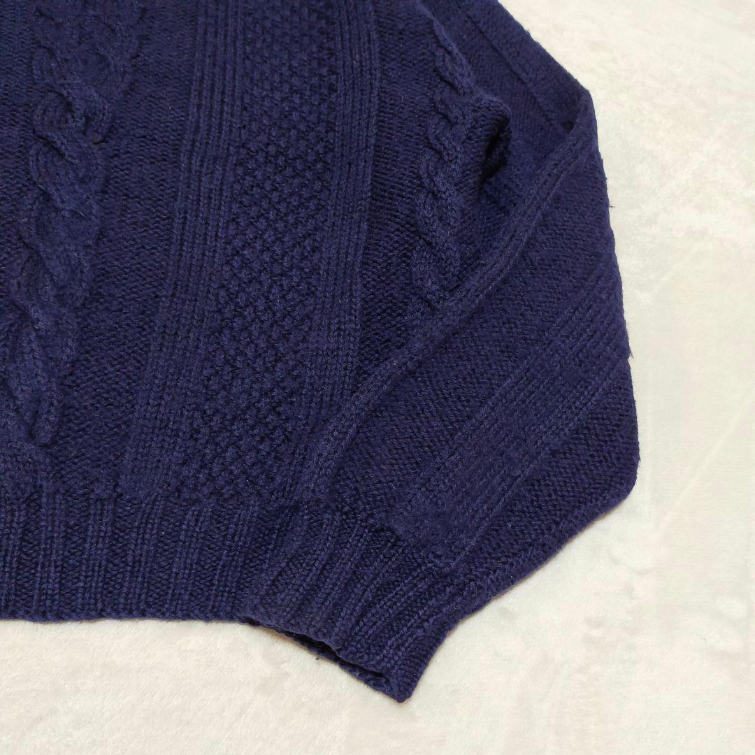 80S 90S　YVES SAINT LAURENT　ケーブルニットセーター