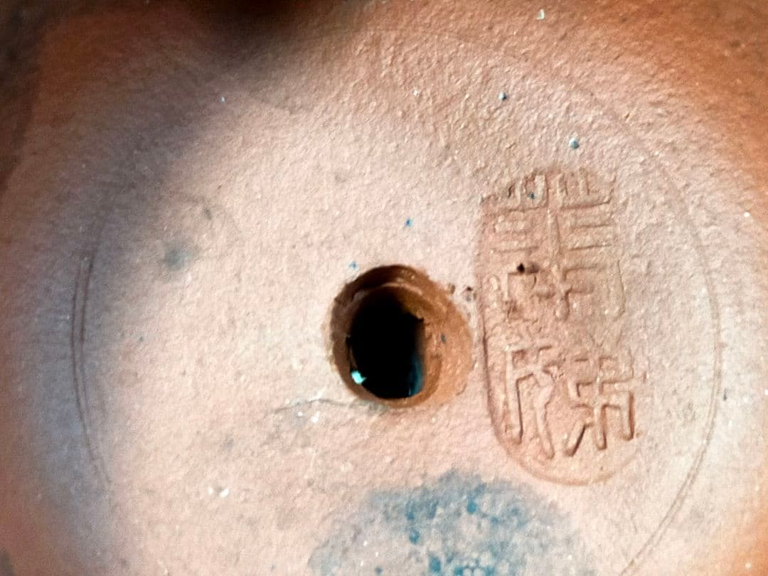 ♥小さな♥　中国　♥朱泥♥　急須　♥　よこ１００ｍｍ　骨董　古玩