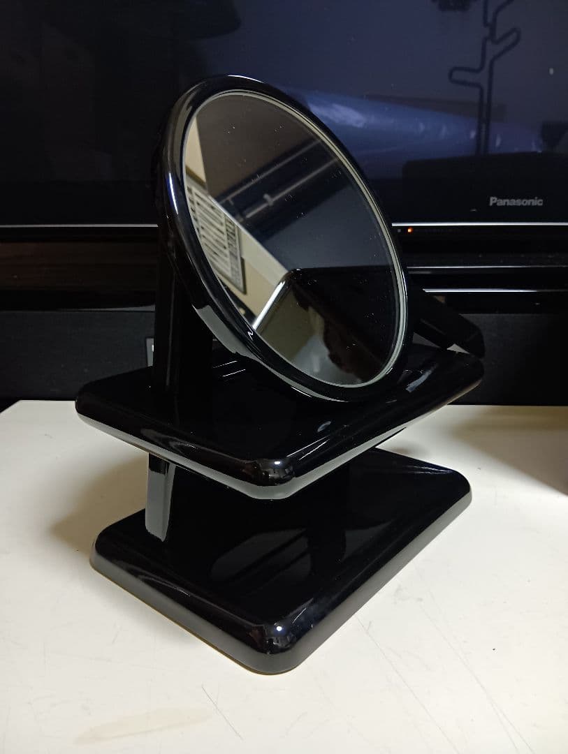 希少　萩原家具　ポストモダン　赤×黒　ラインストーン　ウッド　アート　ドレッサー