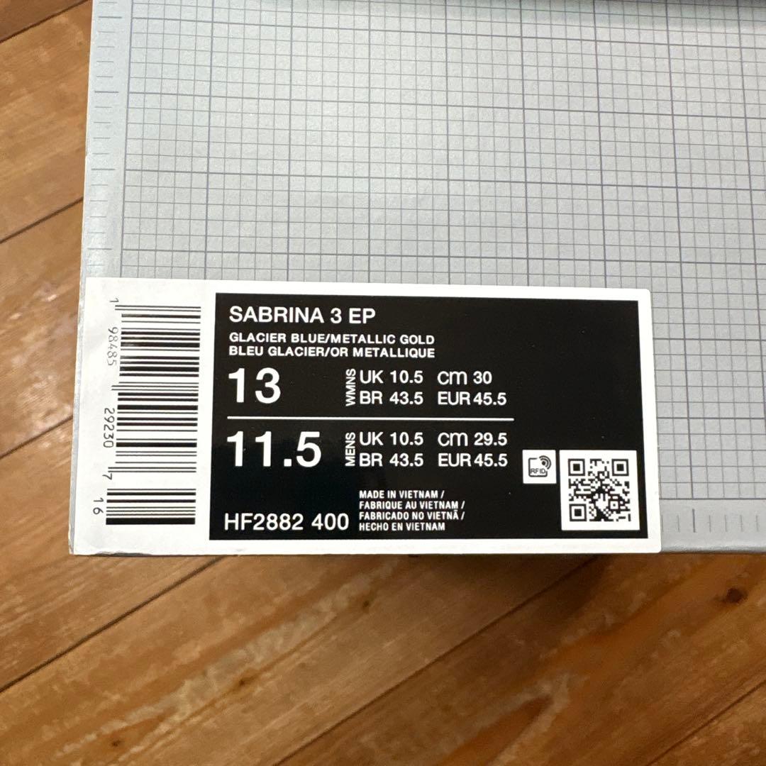 Nike バスケットシューズ サブリナ3 W30.0cm/M29.5cm