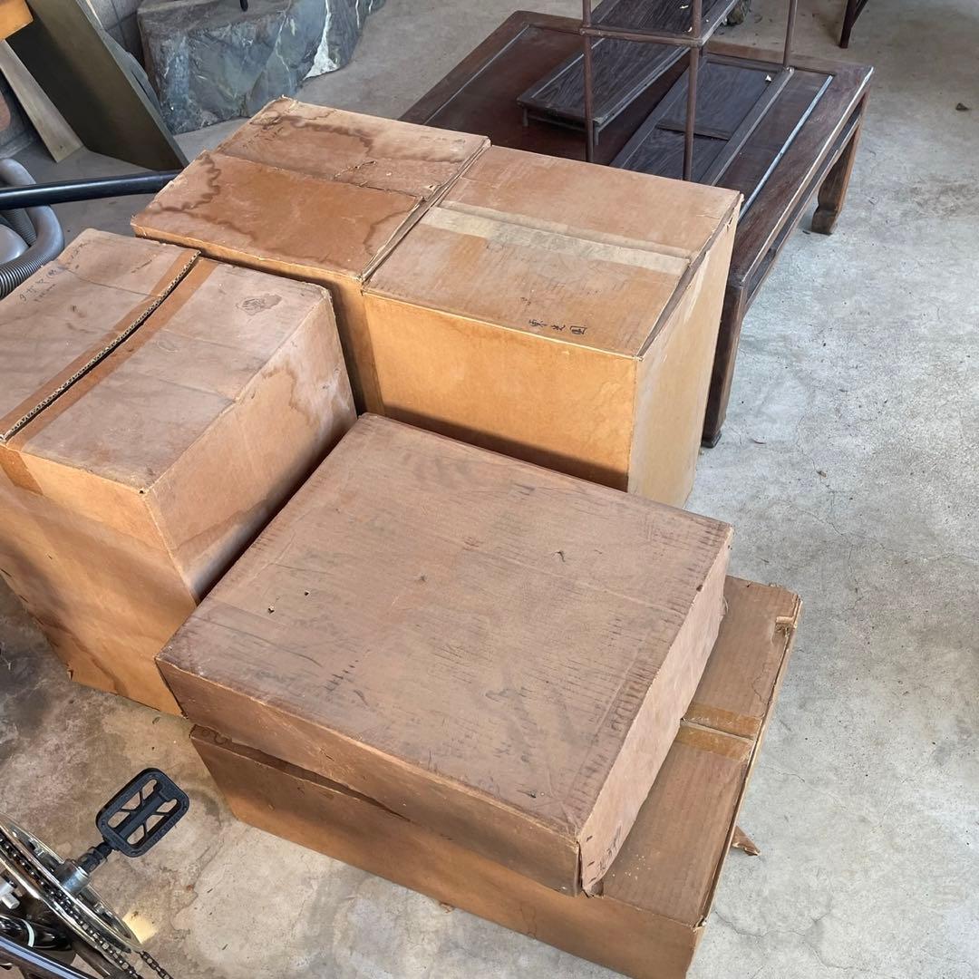 唐木 黒檀 小品盆栽飾り棚 箱卓 床の間置き台 ビンテージ品 昭和レトロ