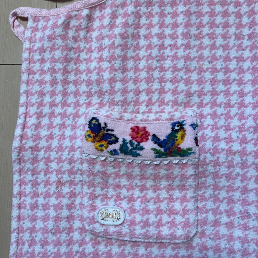 omoti 希少 フェイラー ピンクエプロン ハイジ タオル地