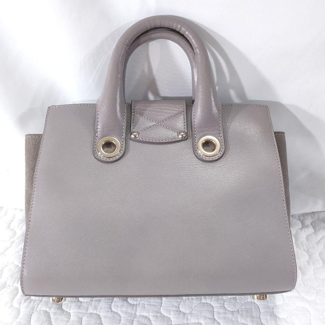 保存袋付き美品✨ジミーチュウ　ライリーS　2wayショルダーバッグ　グレージュ