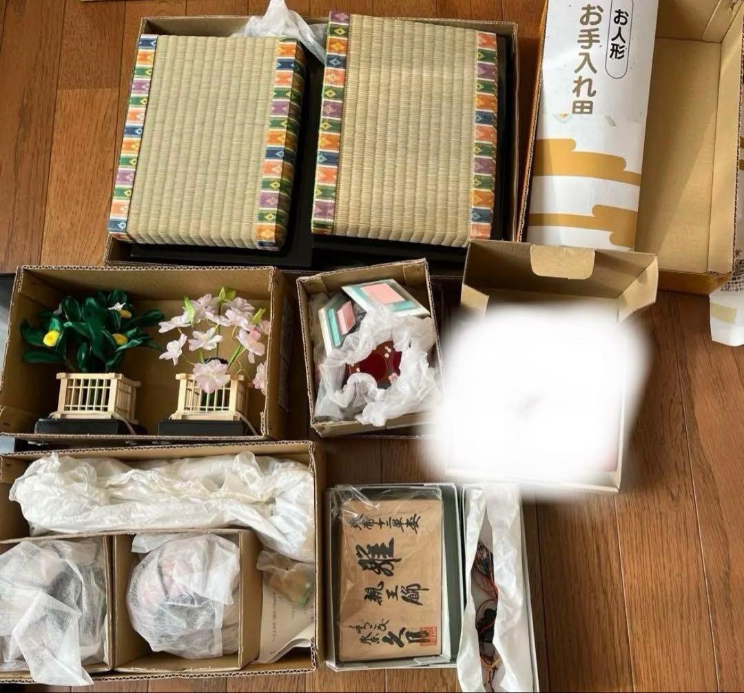 久月　雛人形　十二単　フルセット　説明書　美品