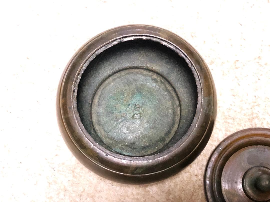 【 江戸期銅合子 】　17～18世紀