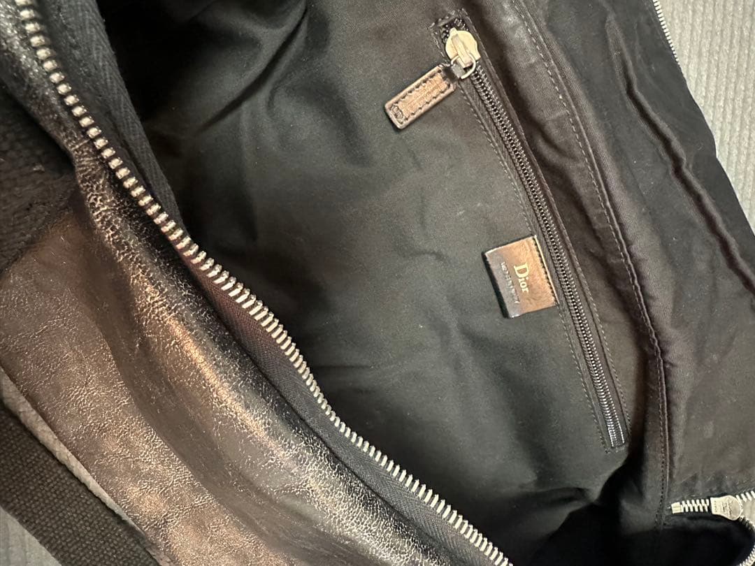 Dior homme ラムレーザー ドラムバック