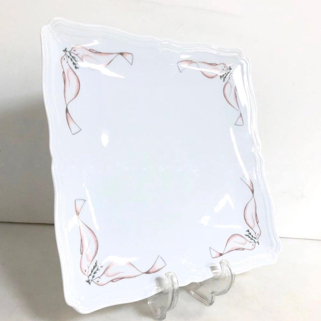 リチャードジノリ　スクエアプレート　スペランツァ　ミナペルホネンコラボ