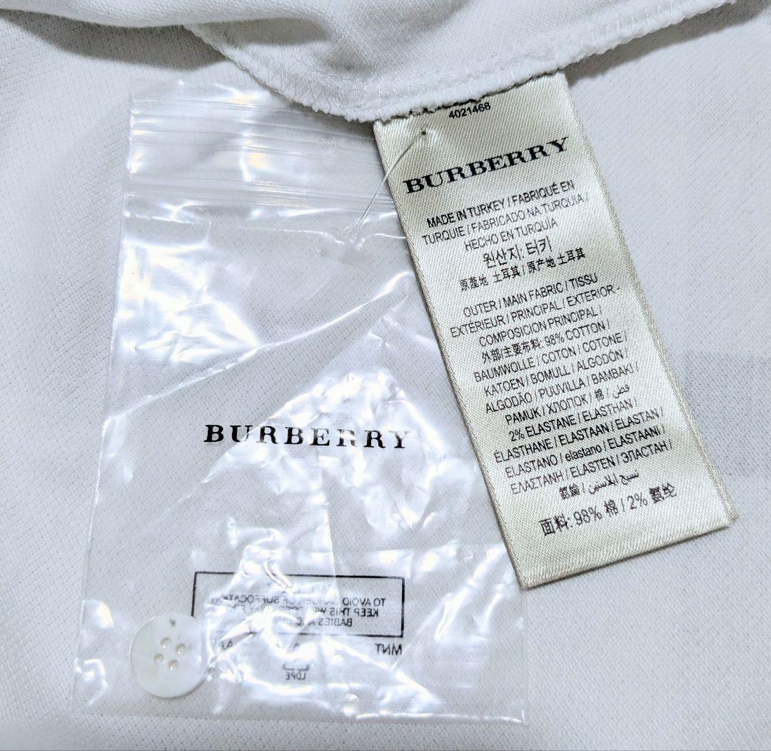 未使用★バーバリーブリット ポロシャツ 半袖 メガチェック ノバチェック