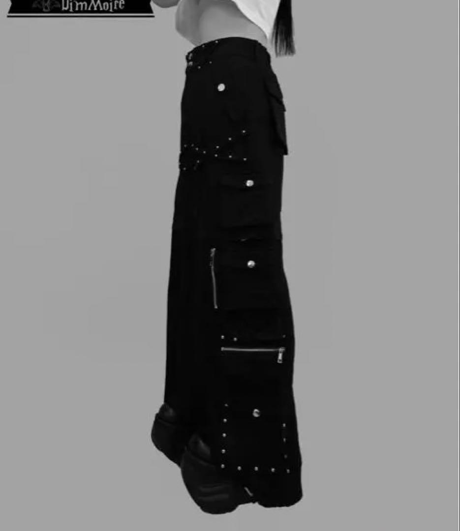 Dimmoire スタッズカーゴパンツ