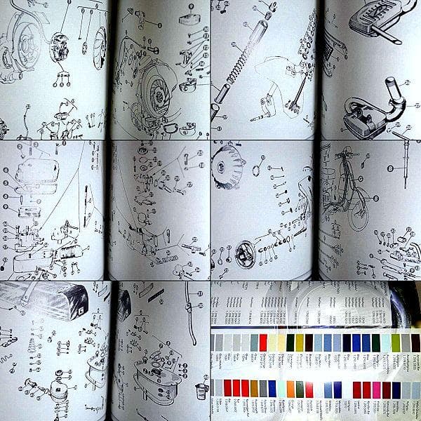 パーツカタログ VESPA sprint GL150ラリー200 PIAGGIO