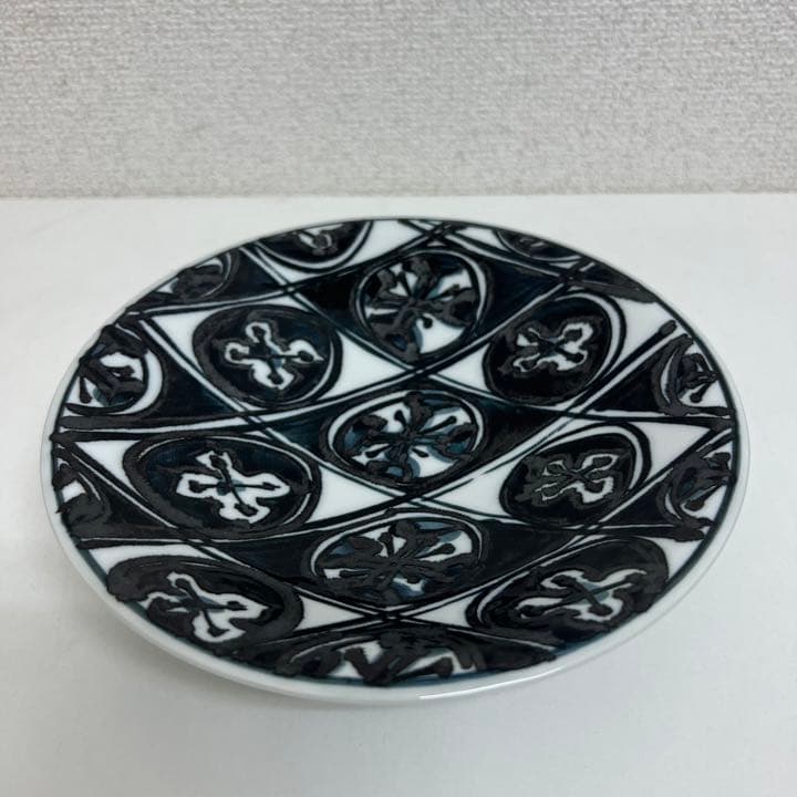 【未使用】青木龍山　染付　皿　食器　プレート