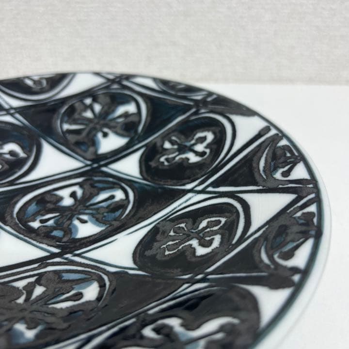 【未使用】青木龍山　染付　皿　食器　プレート