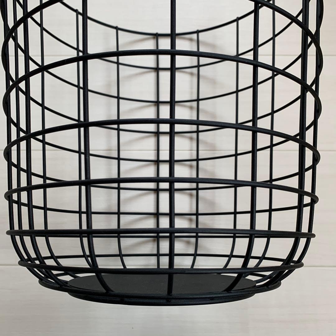 メニュー MENU Wire Bin ワイヤービン ワイヤーバスケット　黒