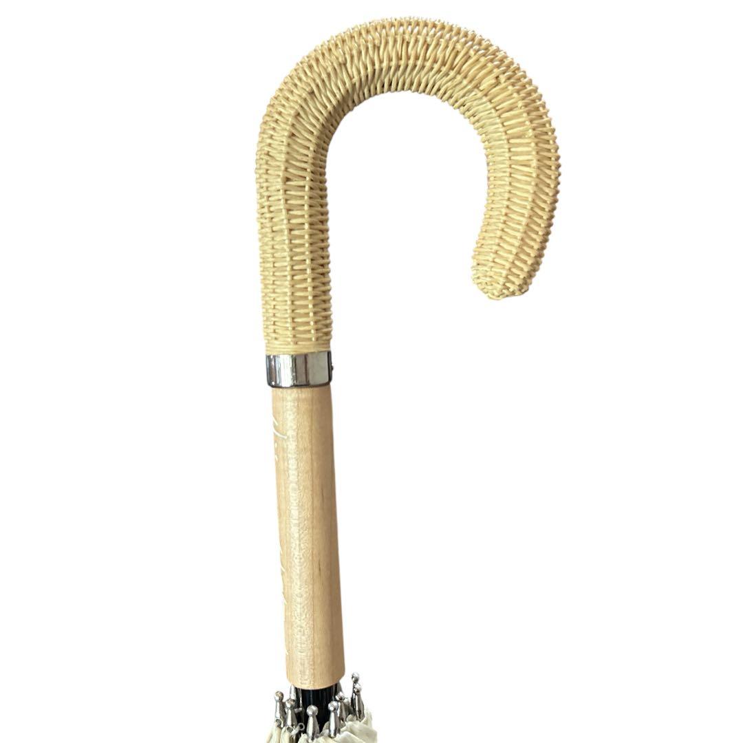 Vivienne Westwood 長傘 パゴダ ラタン巻きハンドル 薄ベージュ