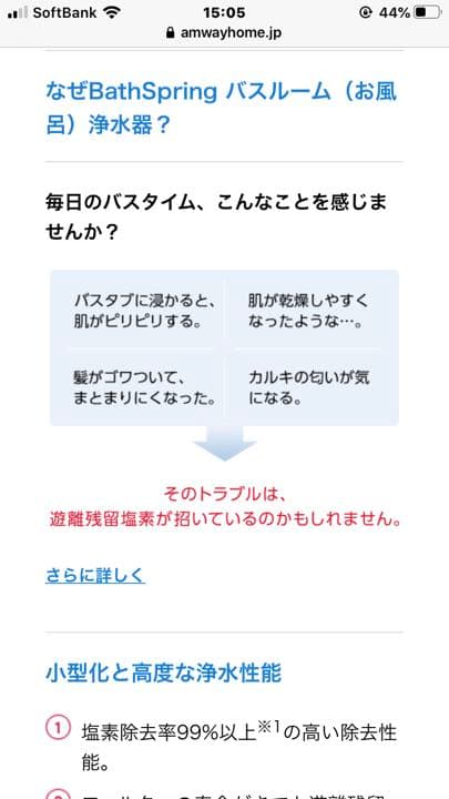 BathSpring バスルーム浄水器