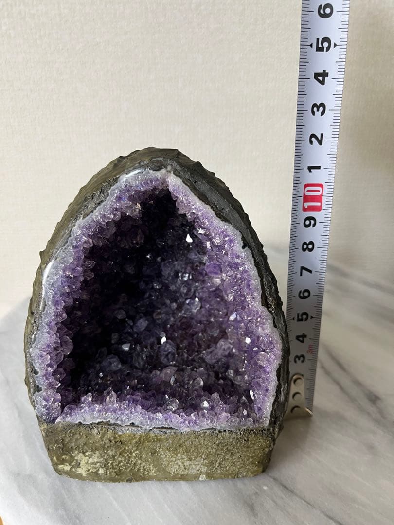【天然石】アメジストドーム 紫水晶 ジオード 原石 パワーストーン　1,208g