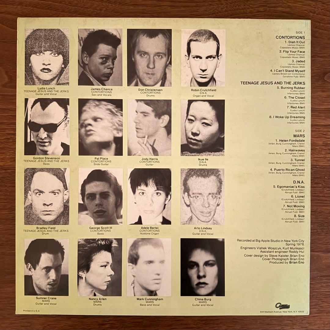 【US盤1978年プレス】 NO NEW YORK／VA