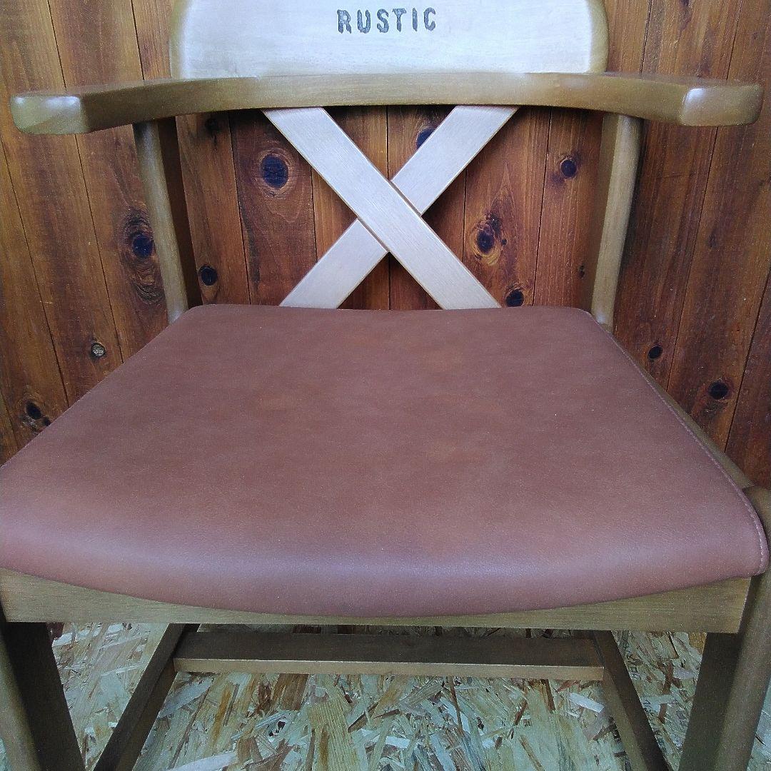 カリモクダイニングチェア　RUSTIC　ルスティック　一脚　レトロヴィンテージ④