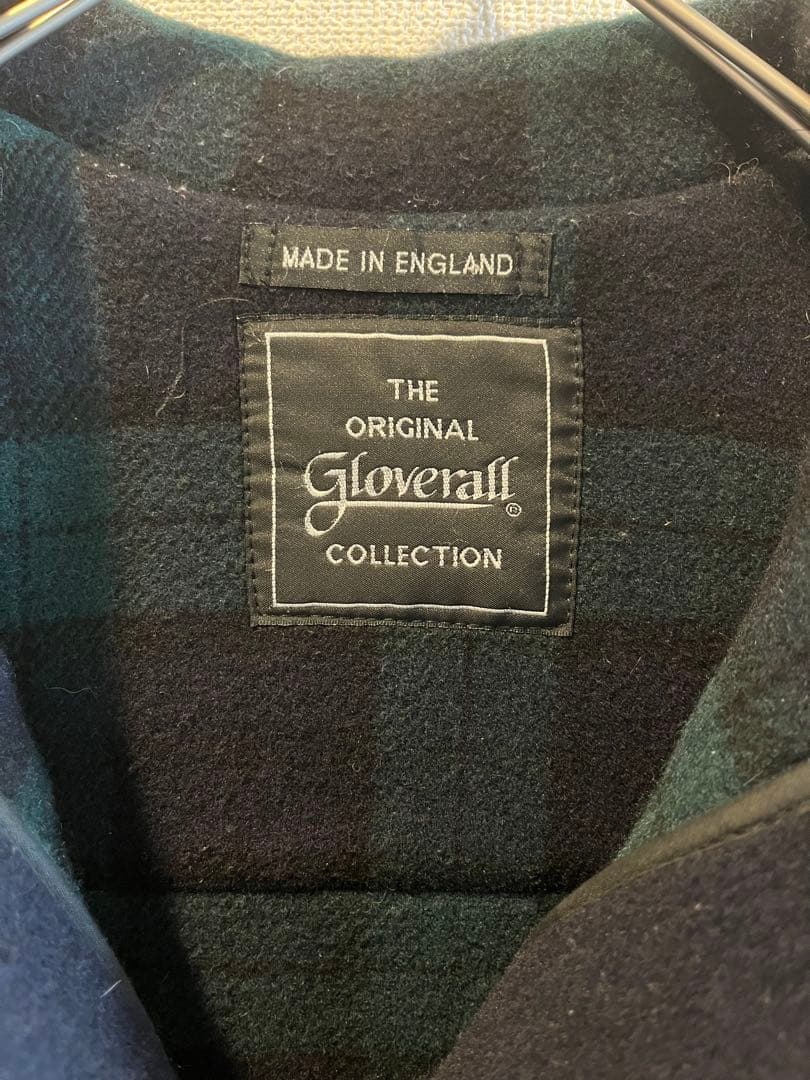 ハ*チ様 Gloverall ネイビー ダッフルコート　イギリス製　S