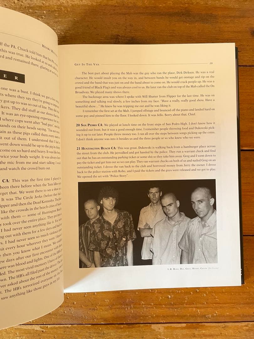 洋書 HENRY ROLLINS GET IN THE VAN